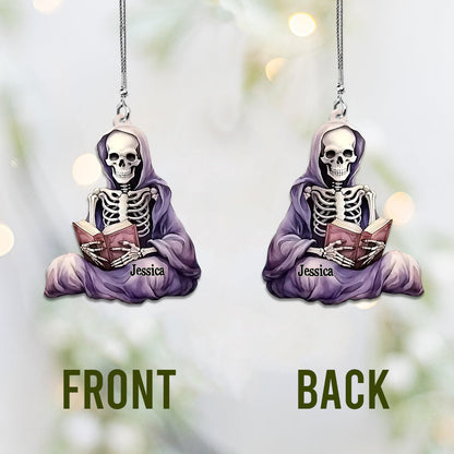 Halloween King Is Coming - Personalized Skull Car Ornament