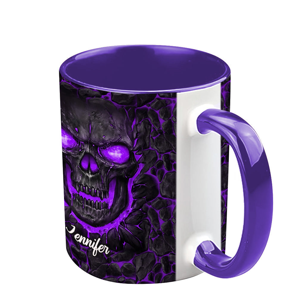 Evil Skull - Personalized Skull Accent Mug