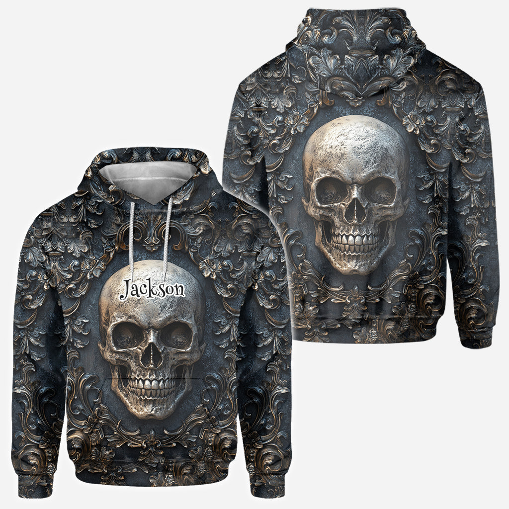 Vintage Skull - Personalized Skull All Over Shirt