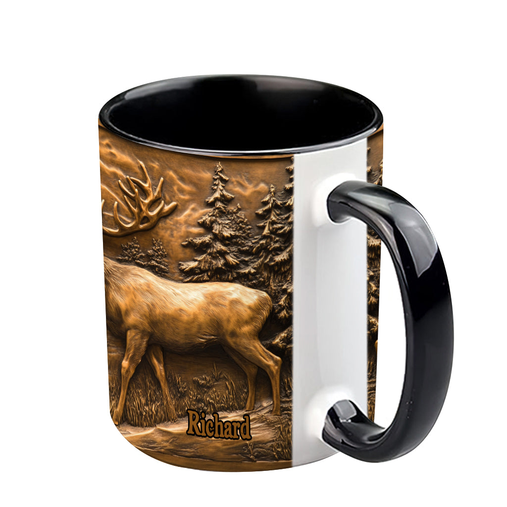 Hunting Deer - Personalized Hunting Accent Mug