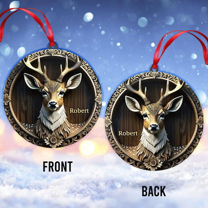 Deer Hunter - Personalized Hunting Ornament