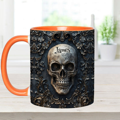 Awsome Skull - Personalized Skull Accent Mug