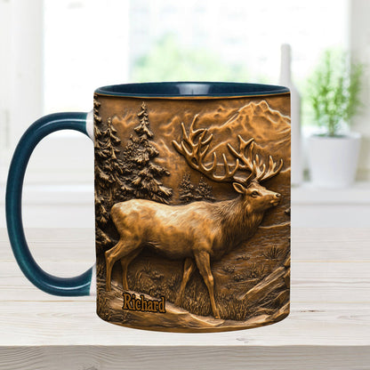 Hunting Deer - Personalized Hunting Accent Mug