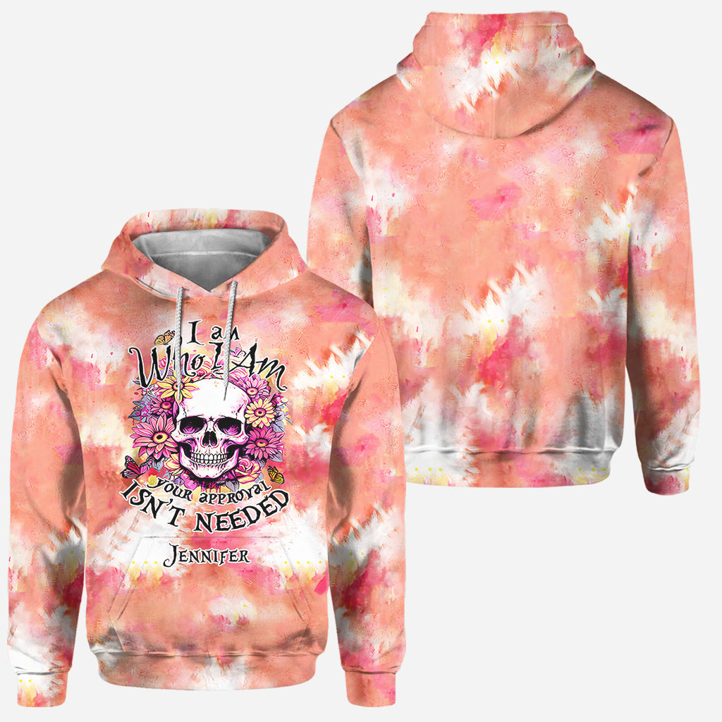 I Am Who I Am - Personalized Skull Hoodie and Leggings