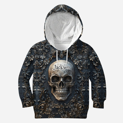 Vintage Skull - Personalized Skull All Over Shirt