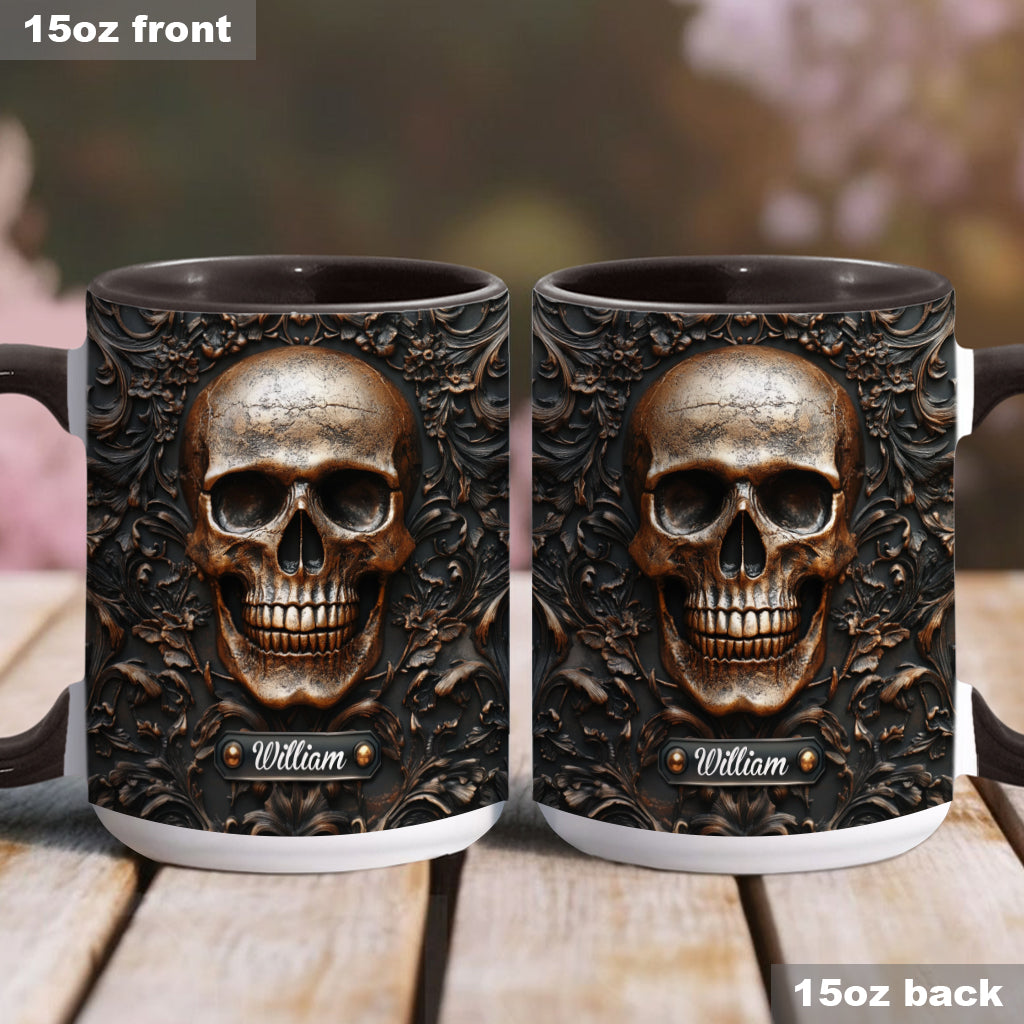Skull Lover - Personalized Skull Accent Mug