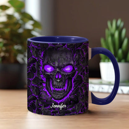 Evil Skull - Personalized Skull Accent Mug