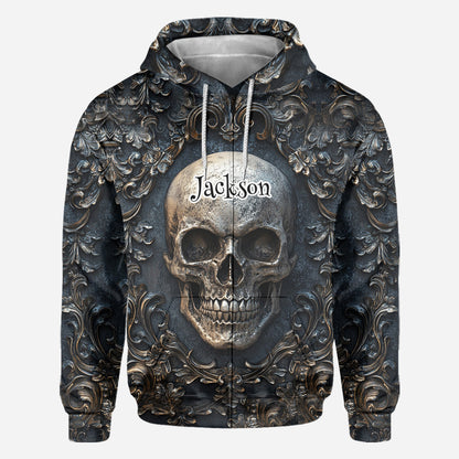 Vintage Skull - Personalized Skull All Over Shirt