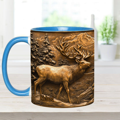 Hunting Deer - Personalized Hunting Accent Mug