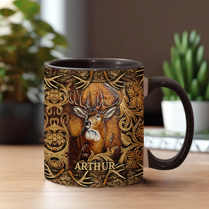 Deer Hunting Season - Personalized Hunting Accent Mug