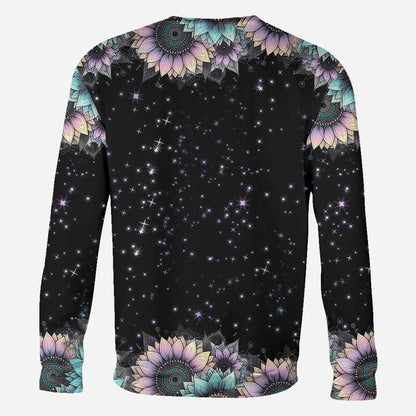 Zero F Given Pink Blue Sunflower - Personalized Skull All Over Shirt