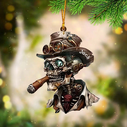 Spooky Skull - Personalized Skull Ornament