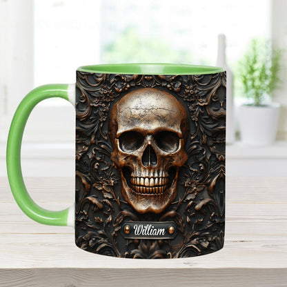 Skull Lover - Personalized Skull Accent Mug