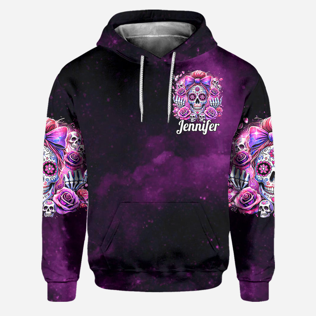 You Remind Me Of A Penny Two-Faced - Personalized Skull Hoodie and Leggings