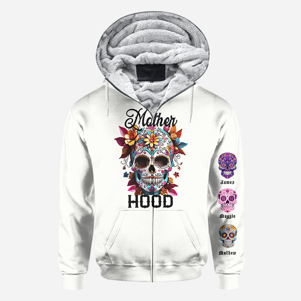 Spooky Mama - Personalized Skull All Over Shirt