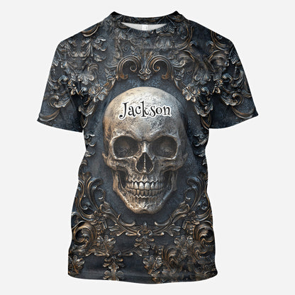 Vintage Skull - Personalized Skull All Over Shirt