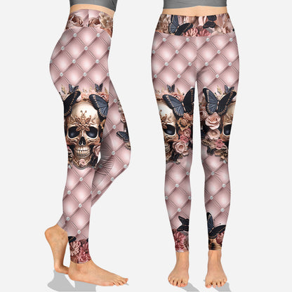 Fck This Fck That Fck You Fck Everything - Personalized Skull Hoodie and Leggings