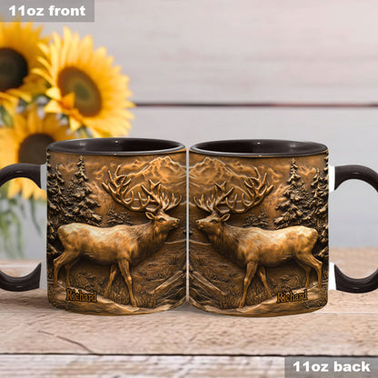 Hunting Deer - Personalized Hunting Accent Mug