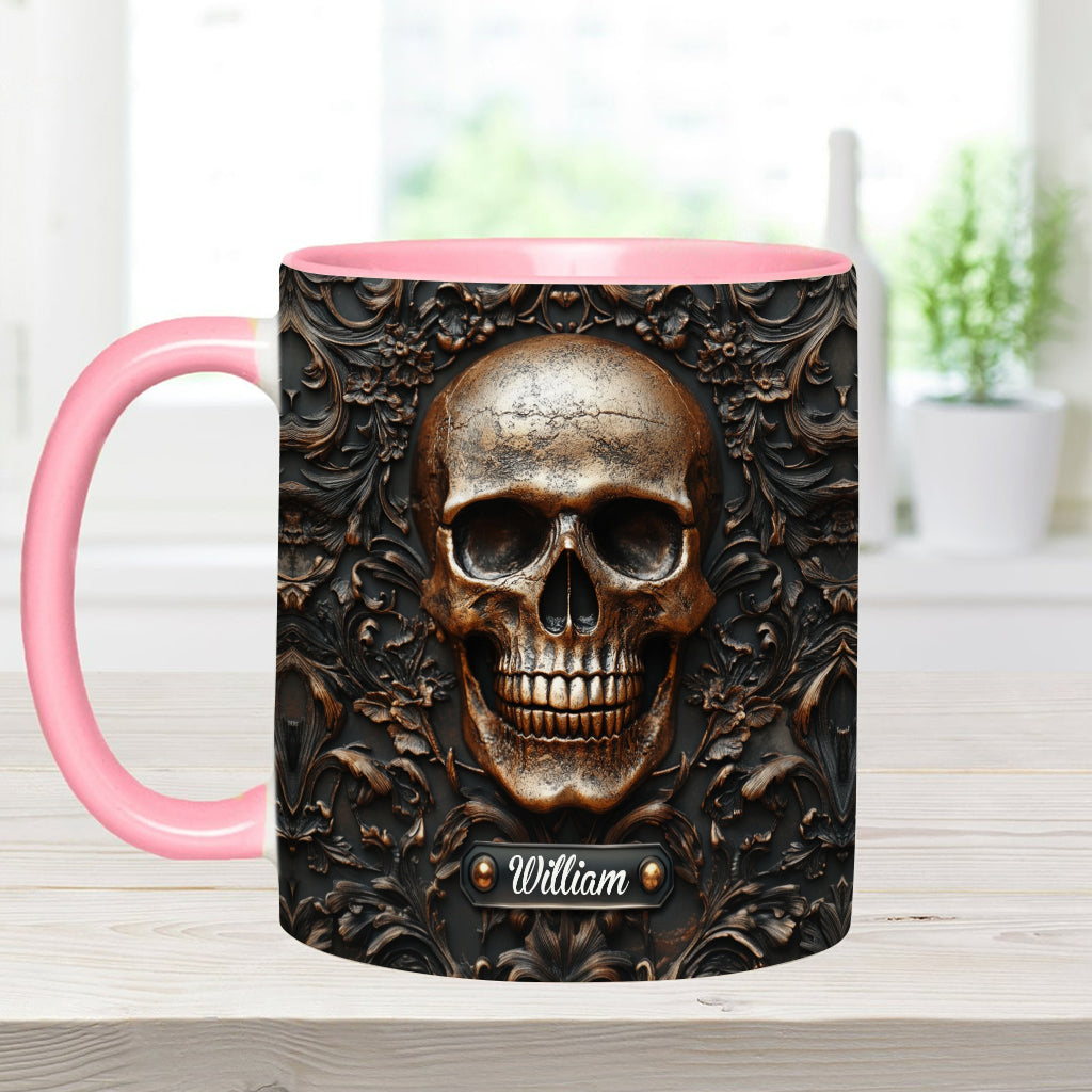 Skull Lover - Personalized Skull Accent Mug