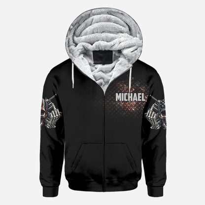 American Flag Skeleton - Personalized Skull All Over Shirt