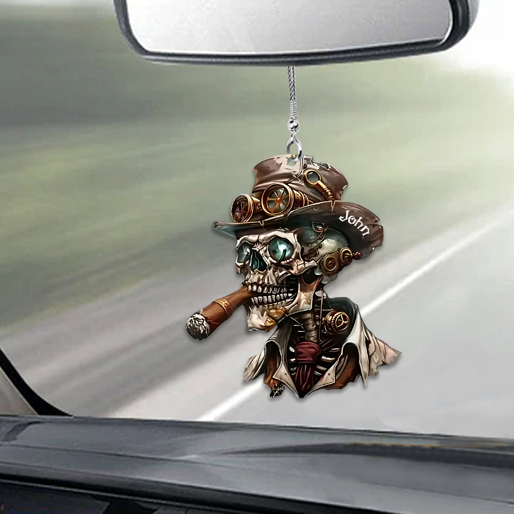 Spooky Skull - Personalized Skull Car Ornament