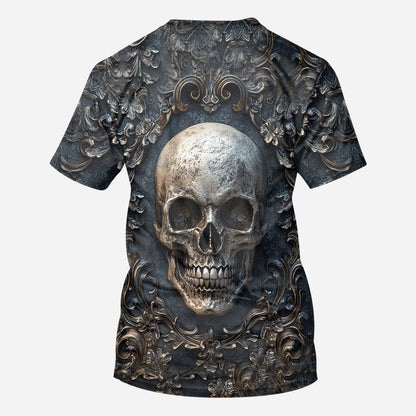 Vintage Skull - Personalized Skull All Over Shirt