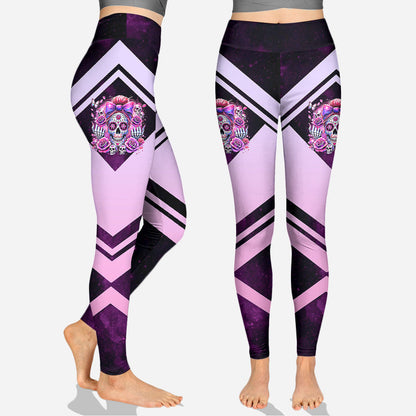 You Remind Me Of A Penny Two-Faced - Personalized Skull Hoodie and Leggings