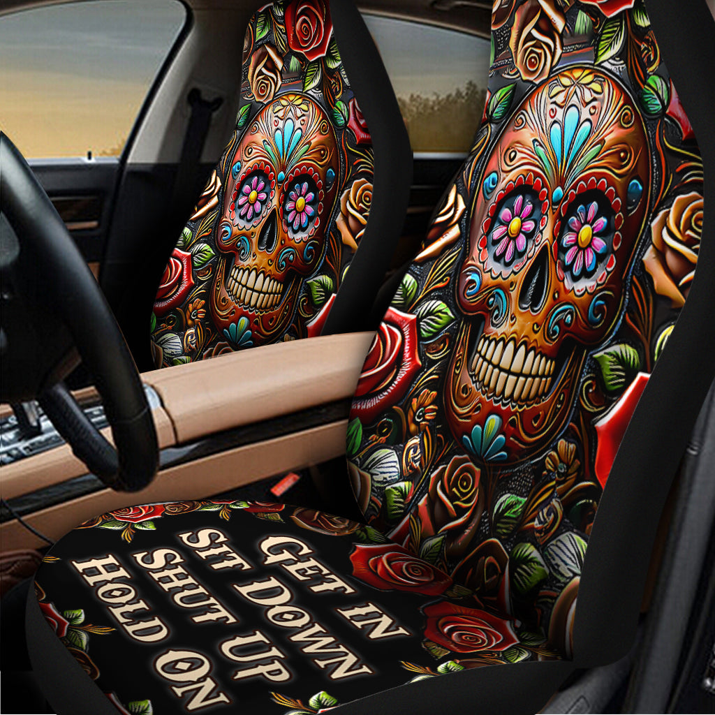 Get In Sit Down - Skull Seat Covers
