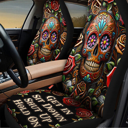 Get In Sit Down - Skull Seat Covers