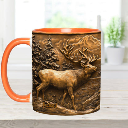 Hunting Deer - Personalized Hunting Accent Mug