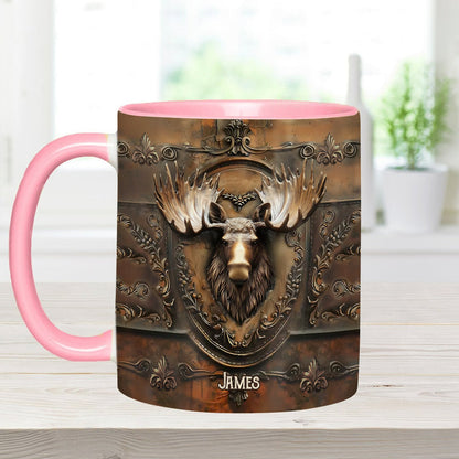 Beautiful Moose Wild Turkey Fox Duck - Personalized Hunting Accent Mug