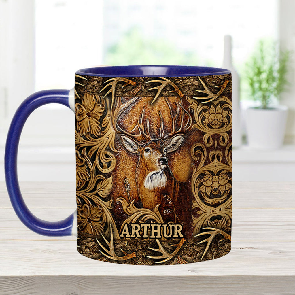 Deer Hunting Season - Personalized Hunting Accent Mug