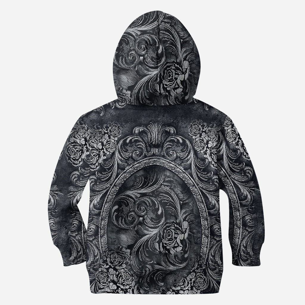 Floral Skull - Personalized Skull Hoodie and Leggings