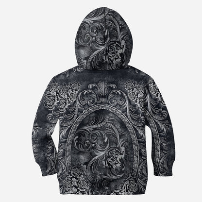 Floral Skull - Personalized Skull Hoodie and Leggings