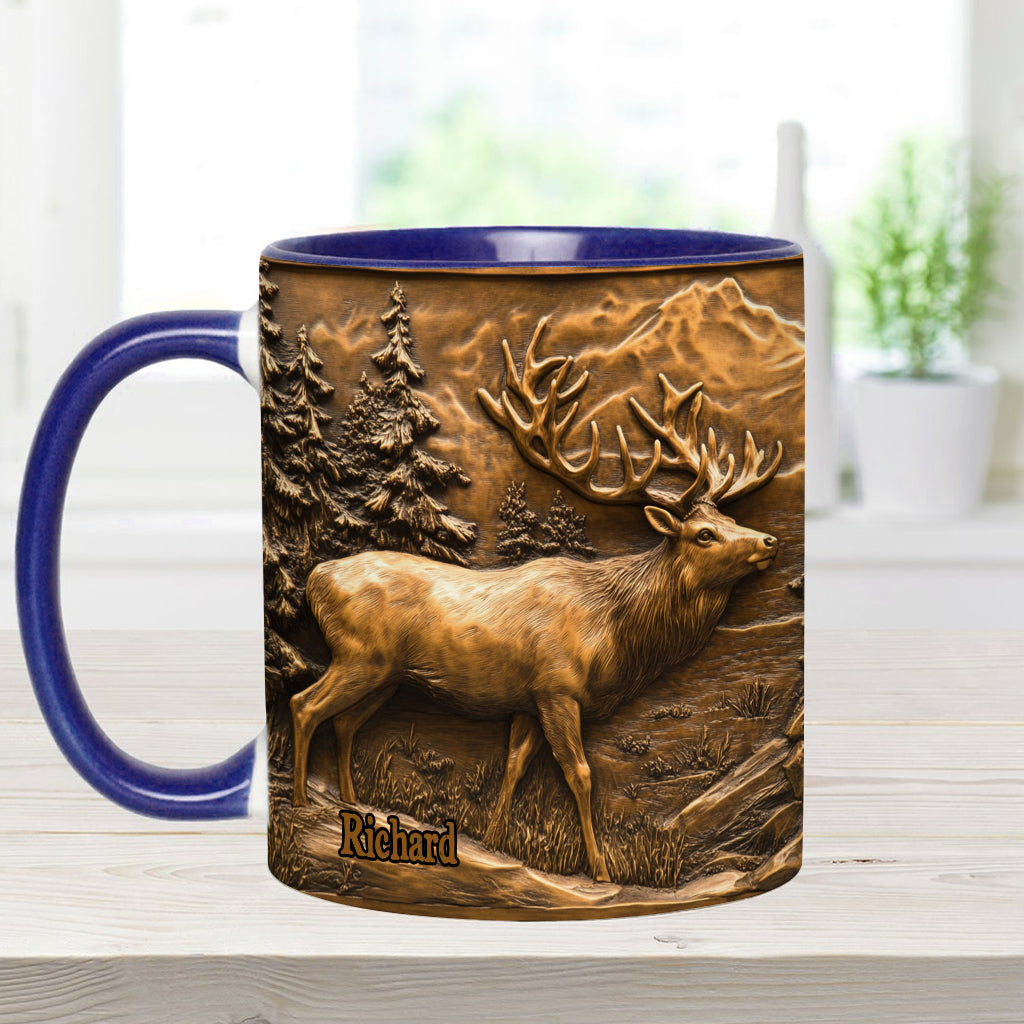 Hunting Deer - Personalized Hunting Accent Mug