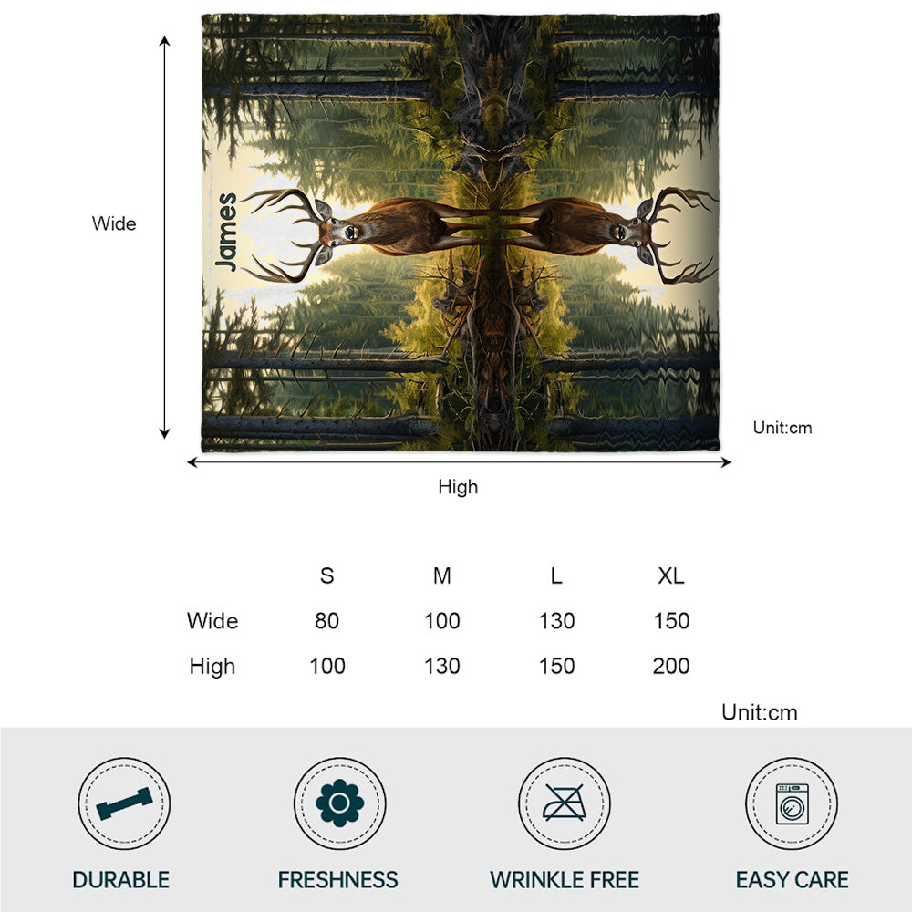 Love Hunting - Personalized Hunting Blanket