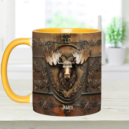 Beautiful Moose Wild Turkey Fox Duck - Personalized Hunting Accent Mug