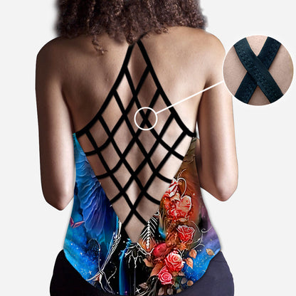 In My Next Life I Want To Be The Karma Fairy - Personalized Skull Cross Tank Top