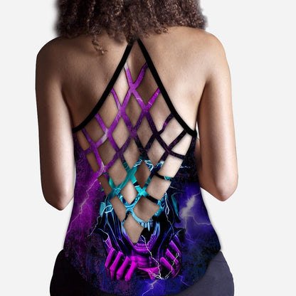 I Am Who I Am, Your Approval Isn't Needed - Personalized Skull Cross Tank Top