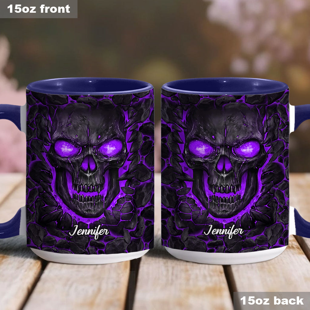 Evil Skull - Personalized Skull Accent Mug