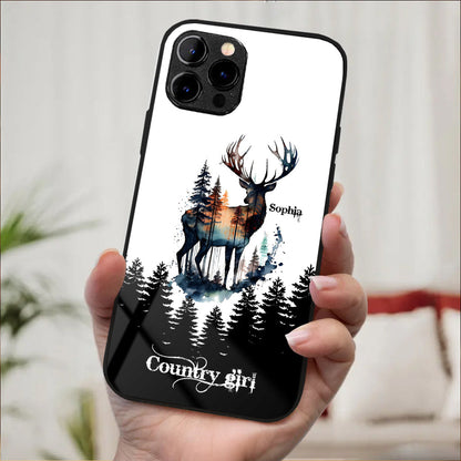 Country Girl - Personalized Hunting Phone Case