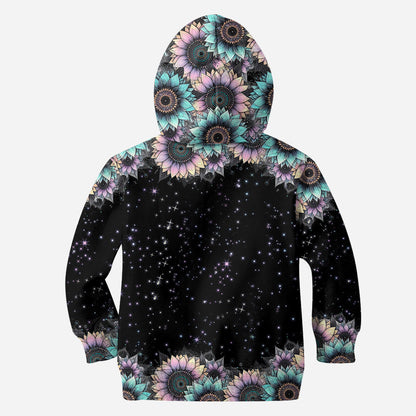 Zero F Given Pink Blue Sunflower - Personalized Skull All Over Shirt