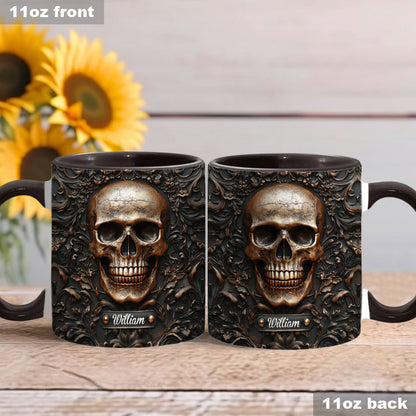 Skull Lover - Personalized Skull Accent Mug