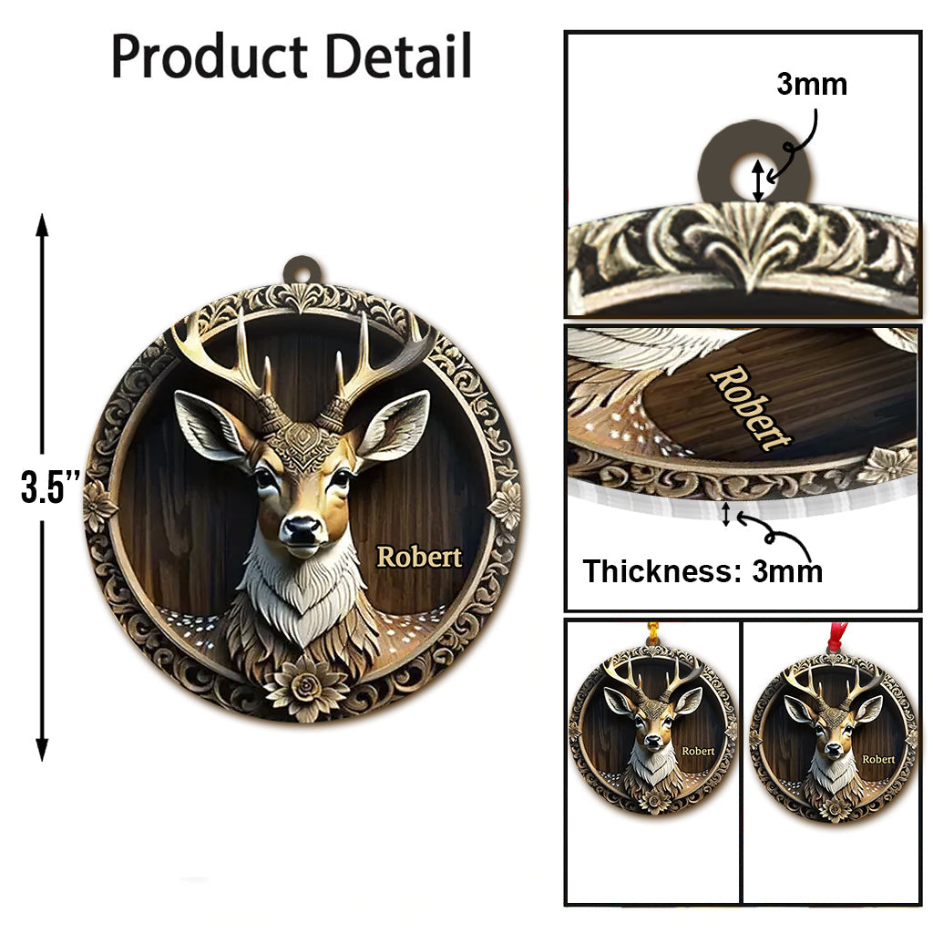 Deer Hunter - Personalized Hunting Ornament
