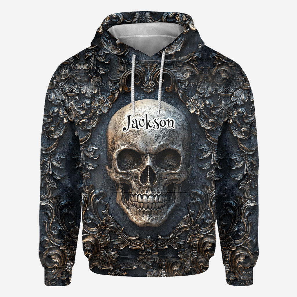 Vintage Skull - Personalized Skull All Over Shirt