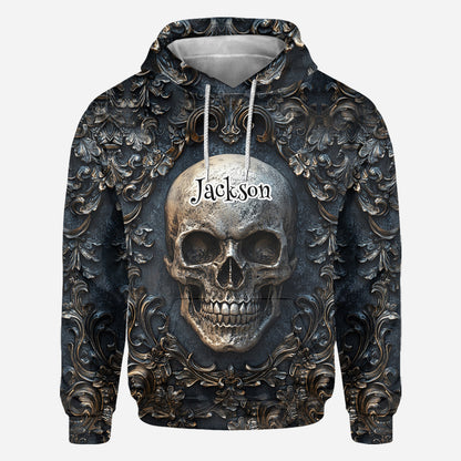 Vintage Skull - Personalized Skull All Over Shirt