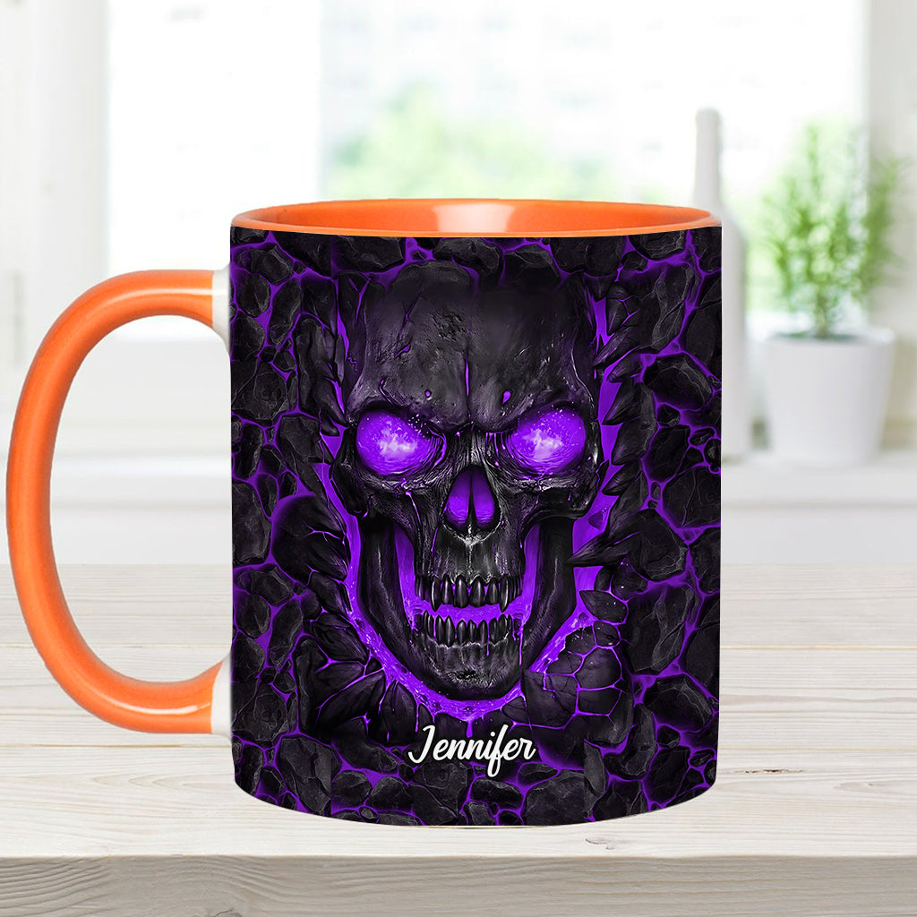 Evil Skull - Personalized Skull Accent Mug