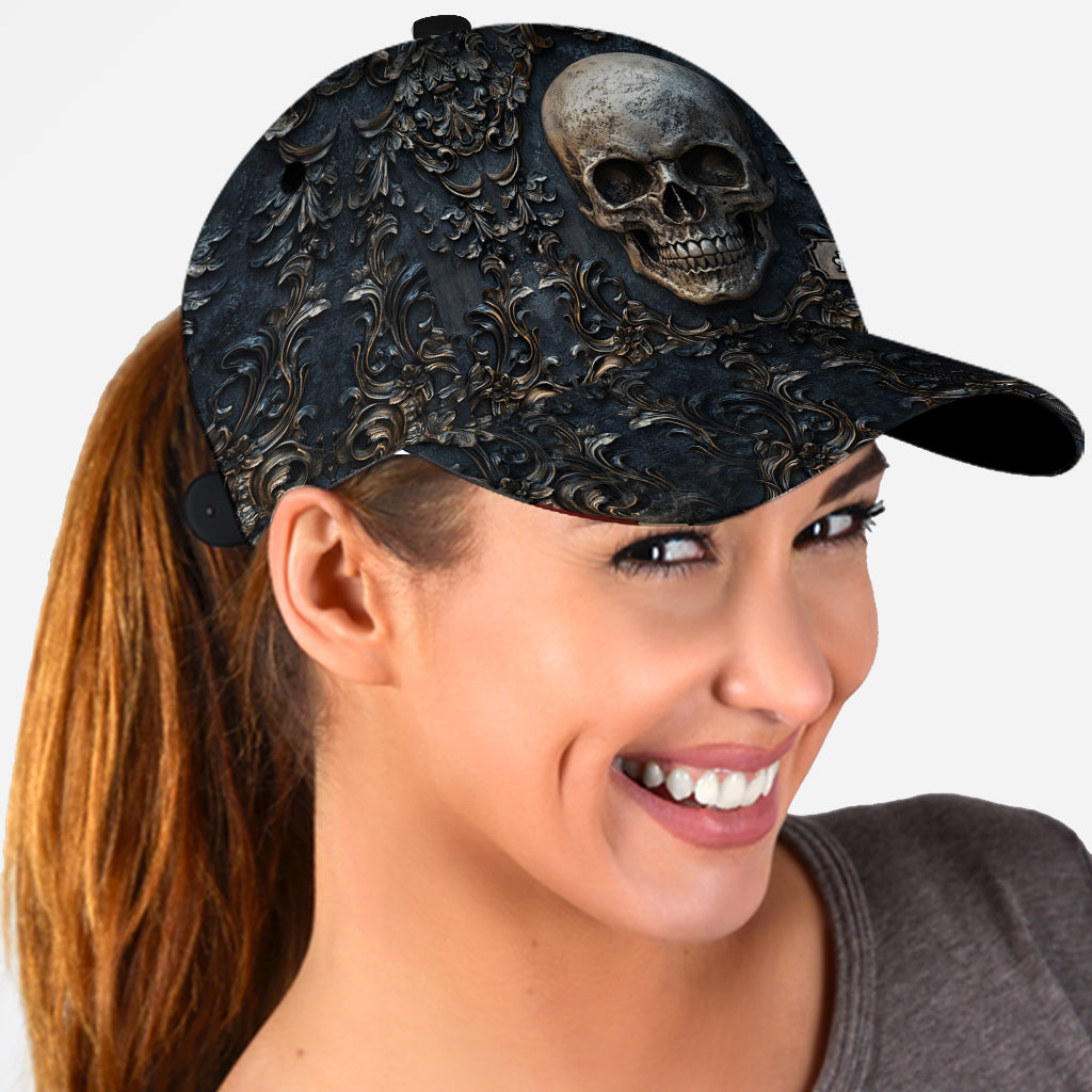Vintage Skull - Personalized Skull Classic Cap