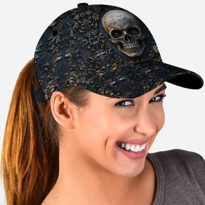 Vintage Skull - Personalized Skull Classic Cap