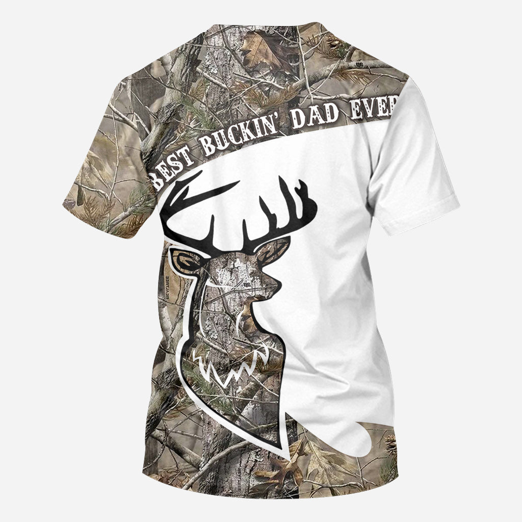 Best Bukin' Dad Ever - Personalized Hunting All Over Shirt